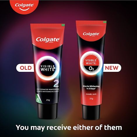 Colgate Visible White O2 Teeth Whitening Toothpaste