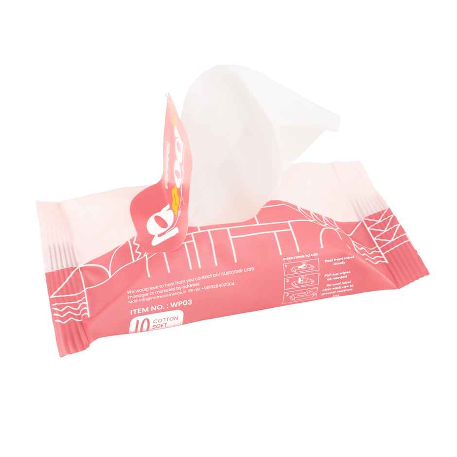 MARS Cosmetics Good pH Balance Refreshing Wipes | 10 Wipes | Pink