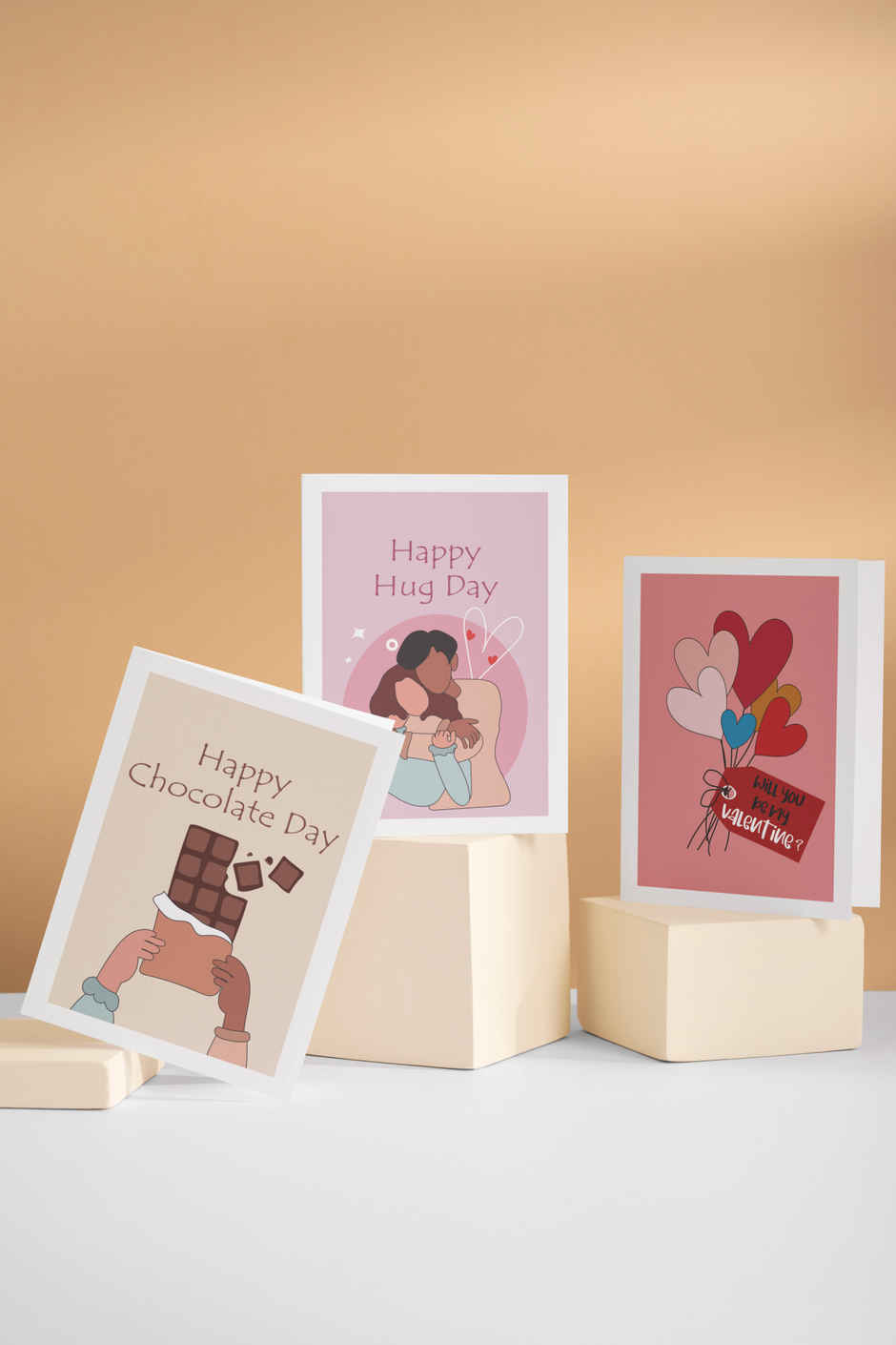 Valentine Mini Card | Set Of 7 | Mad Over Prints