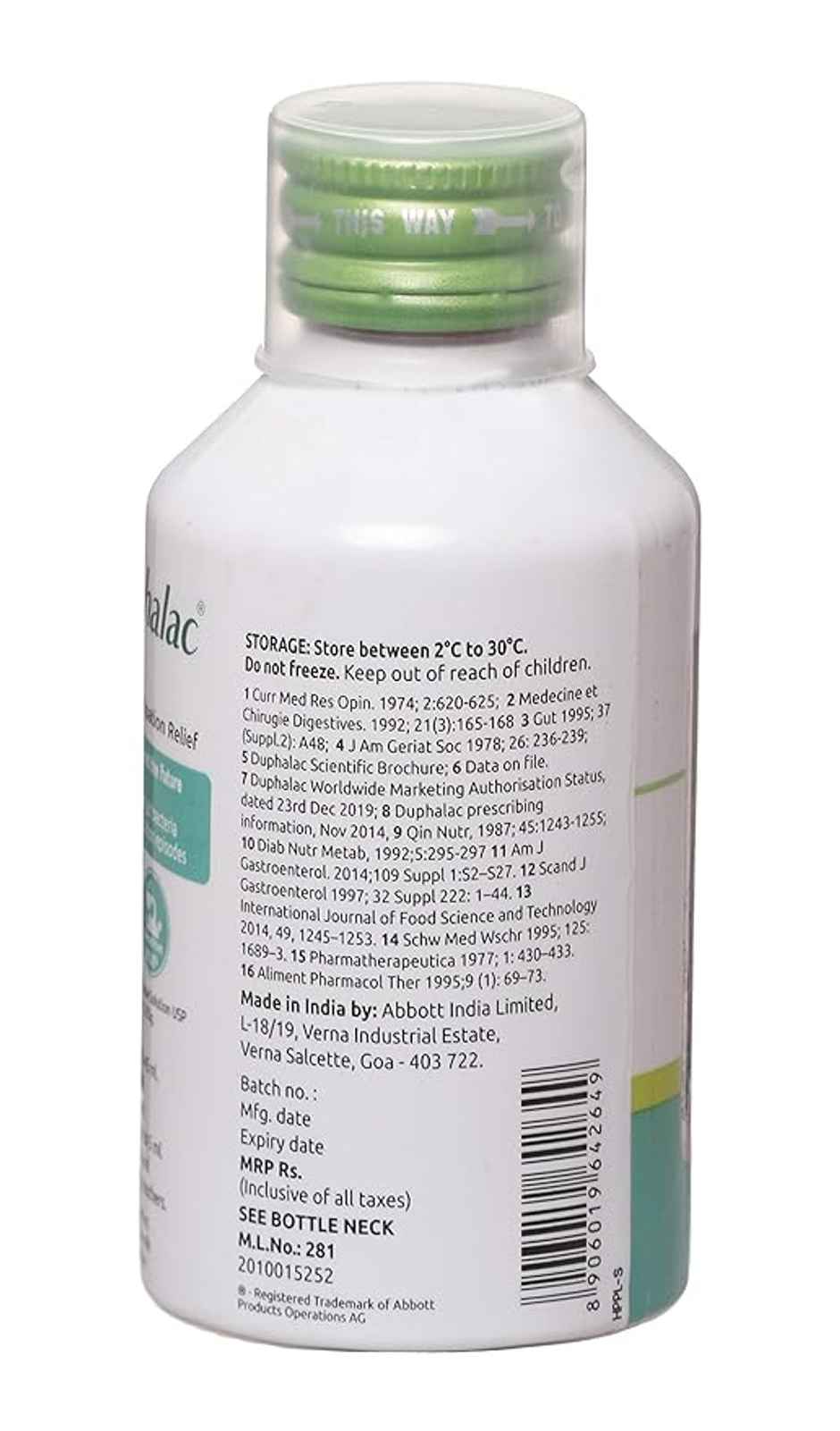 Duphalac Lemon  Flavour Oral Solution