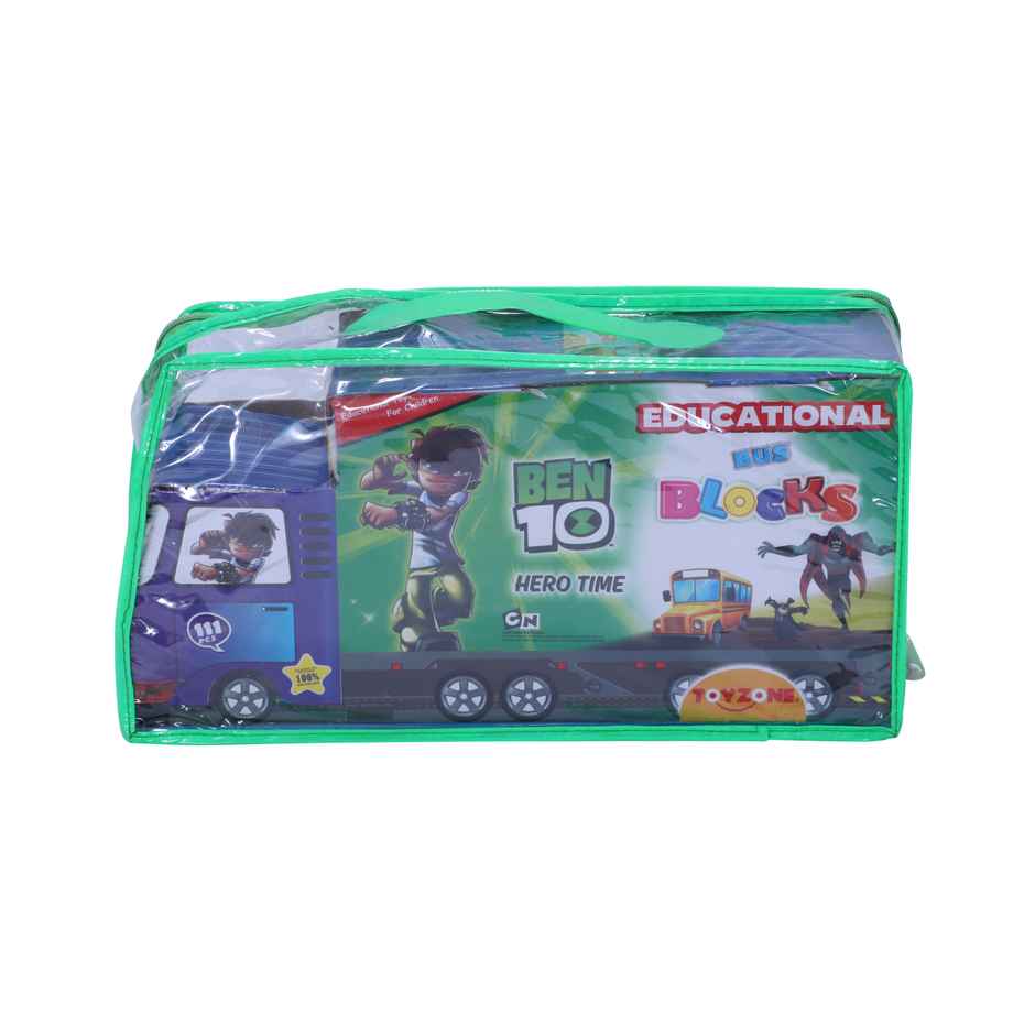 Toyzone Ben 10 Educational Bus Blocks 111 Piece