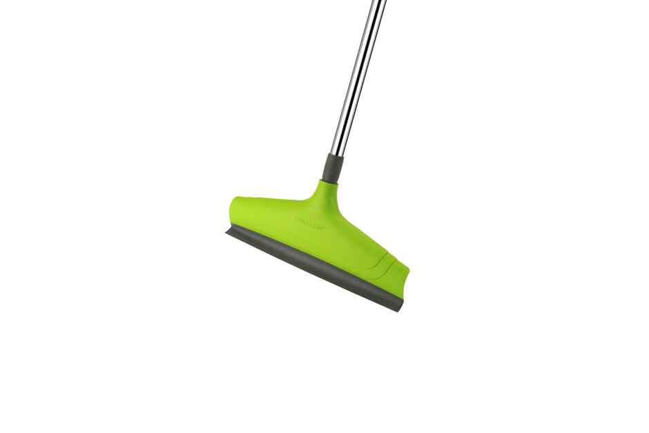 Proclean Bathroom Wiper | 12 Inch | With SS Handle - 31 Inch | Green