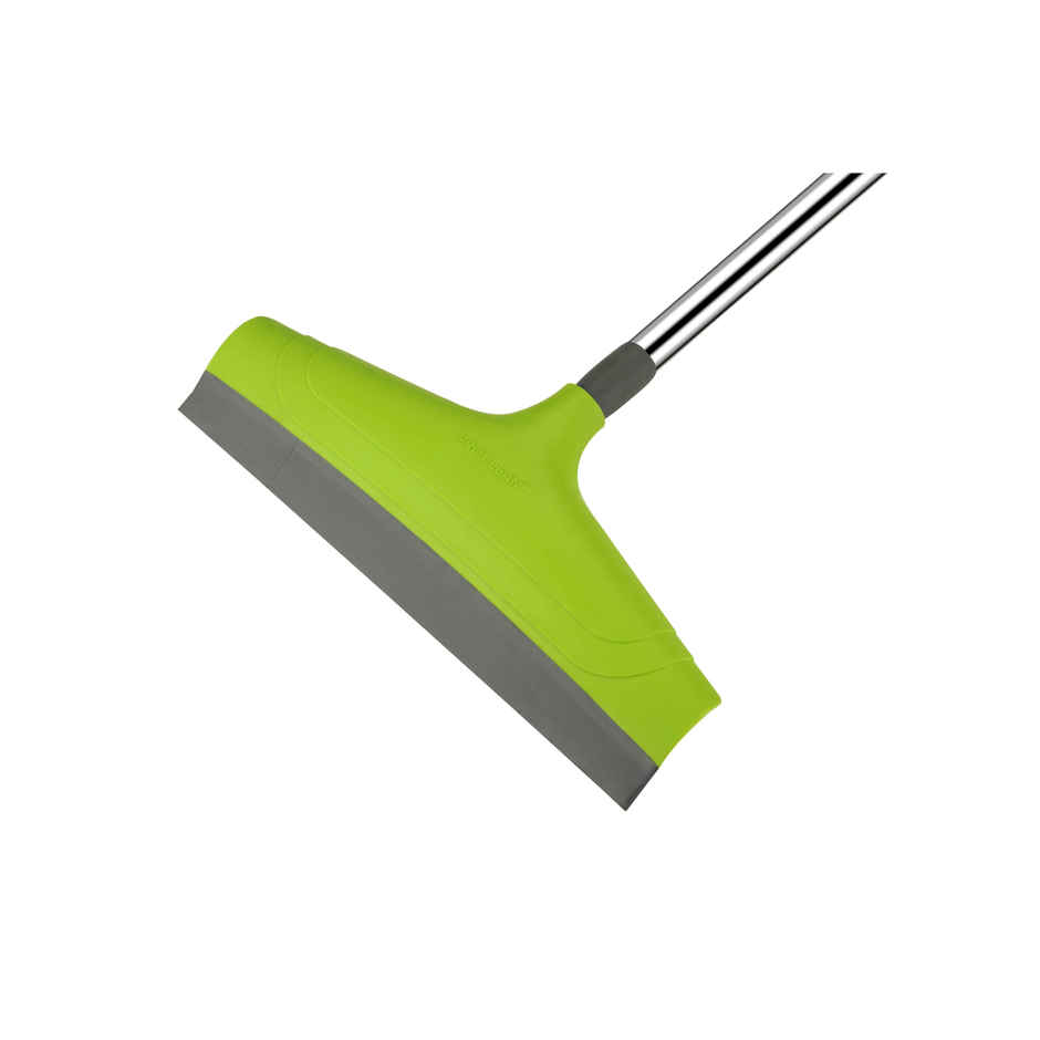 Proclean Bathroom Wiper | 12 Inch | With SS Handle - 31 Inch | Green
