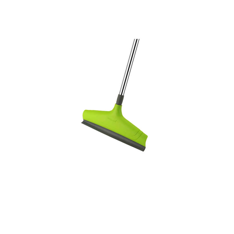 Proclean Bathroom Wiper | 12 Inch | With SS Handle - 31 Inch | Green