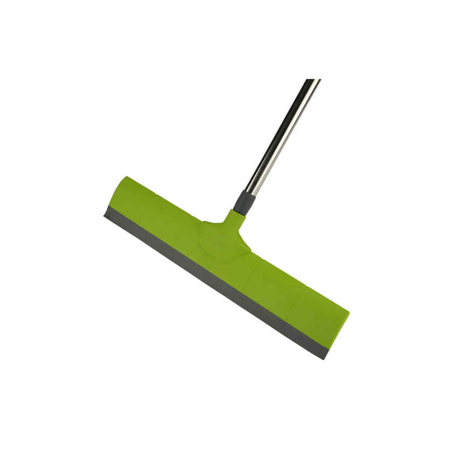 Proclean Floor Eva Wiper | 16 Inch | With SS Handle - 41 Inch | Green