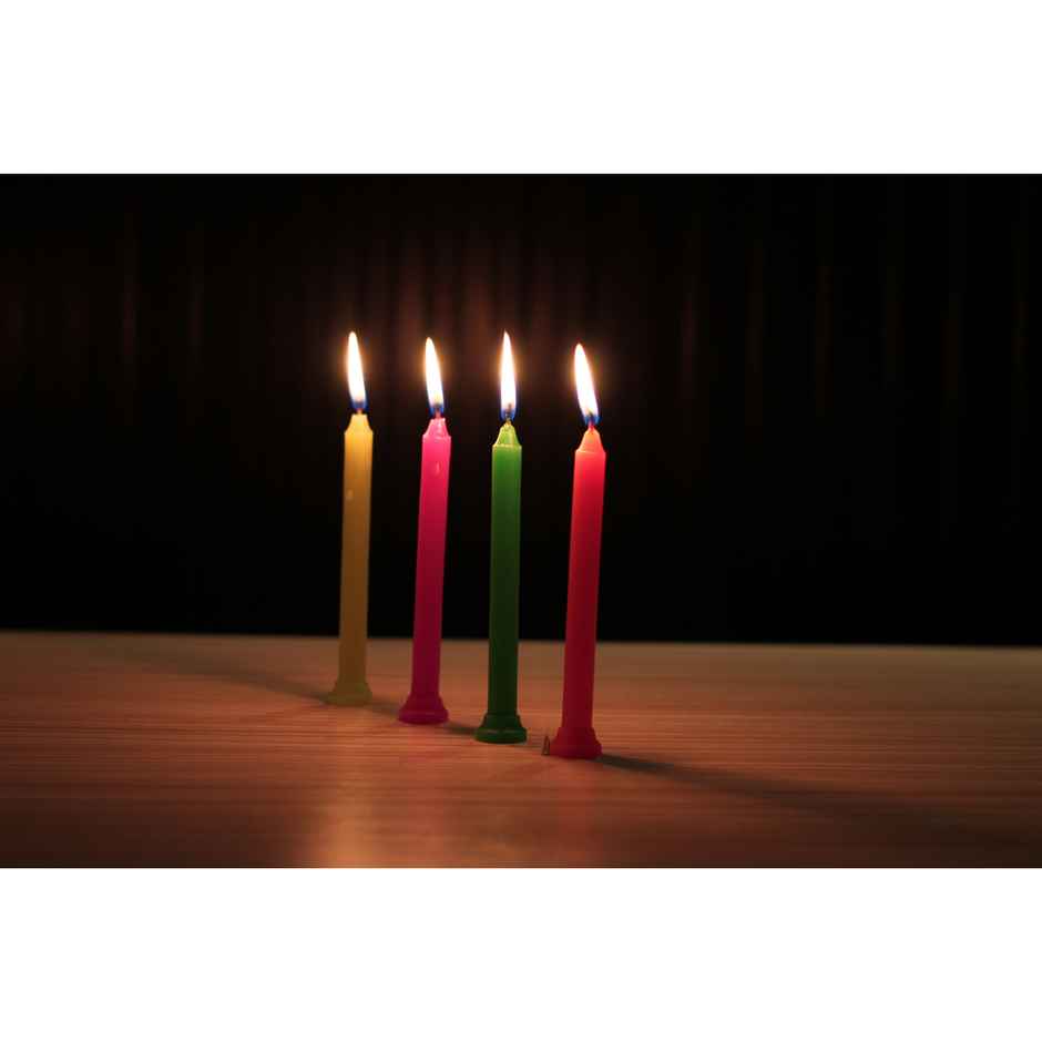 Auradecor Blue Diamond Candle | Multicolour | Home Decor