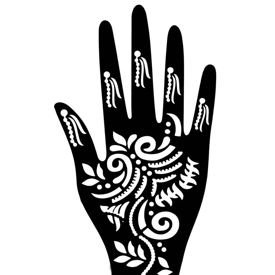 Henna Mehendi Stencil Assorted Design