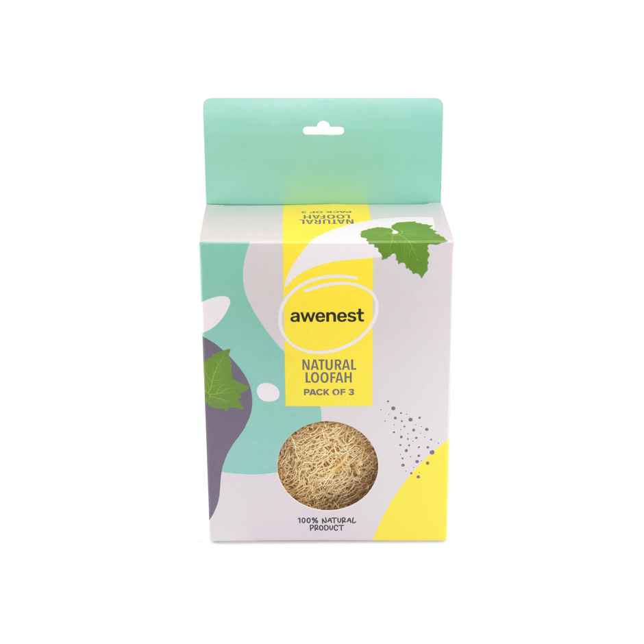 Awenest Natural Exfoliating Loofah Combo