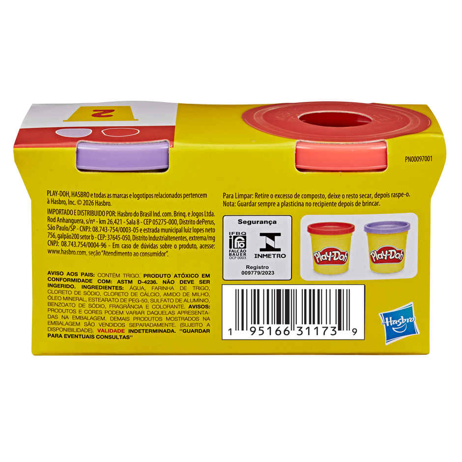 Hasbro Play-Doh Red & Lavender Dough