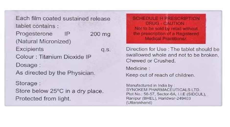 Prolutax 200 SR Tablet