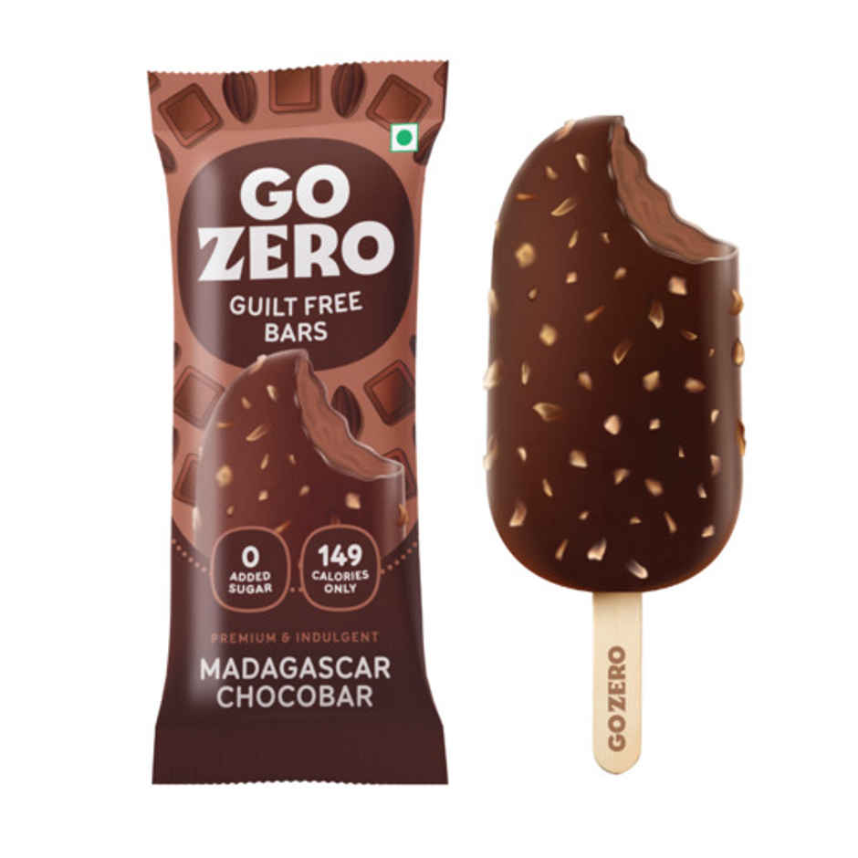 Go Zero Madagascar Chocolate Low Calorie Guilt Free Ice Cream Bar