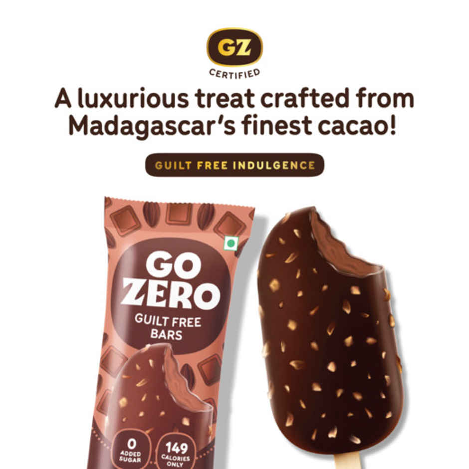Go Zero Madagascar Chocolate Guilt Free Ice Cream Bar