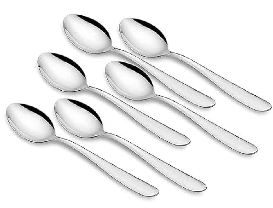 Jensons Stainless Steel Dinner Spoon Set | Food Grade Dining Spoons | Mirror Finish Cutlery