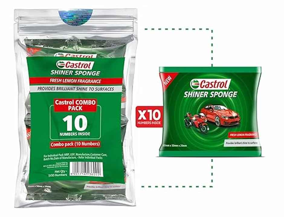 Castrol Shiner Sponge Pack of 10