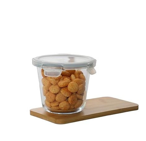 Sanjeev Kapoor Parka Borosilicate Round Container 750 Ml - Set Of 2 Pcs