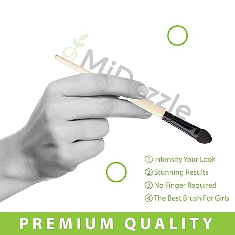 Midazzle Premium Wooden Eye Applicator Makeup Brush |MIMB1103