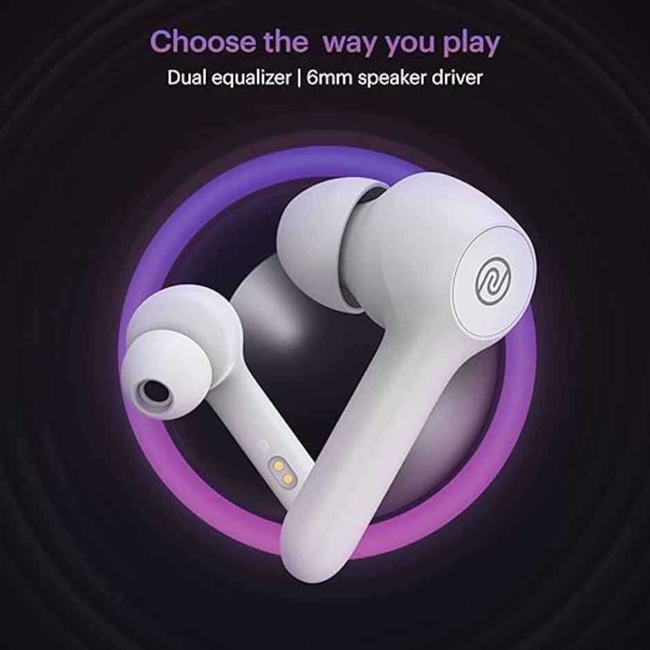 Noise Buds VS201 V3 Truly Wireless Bluetooth Earbuds - Ivory White