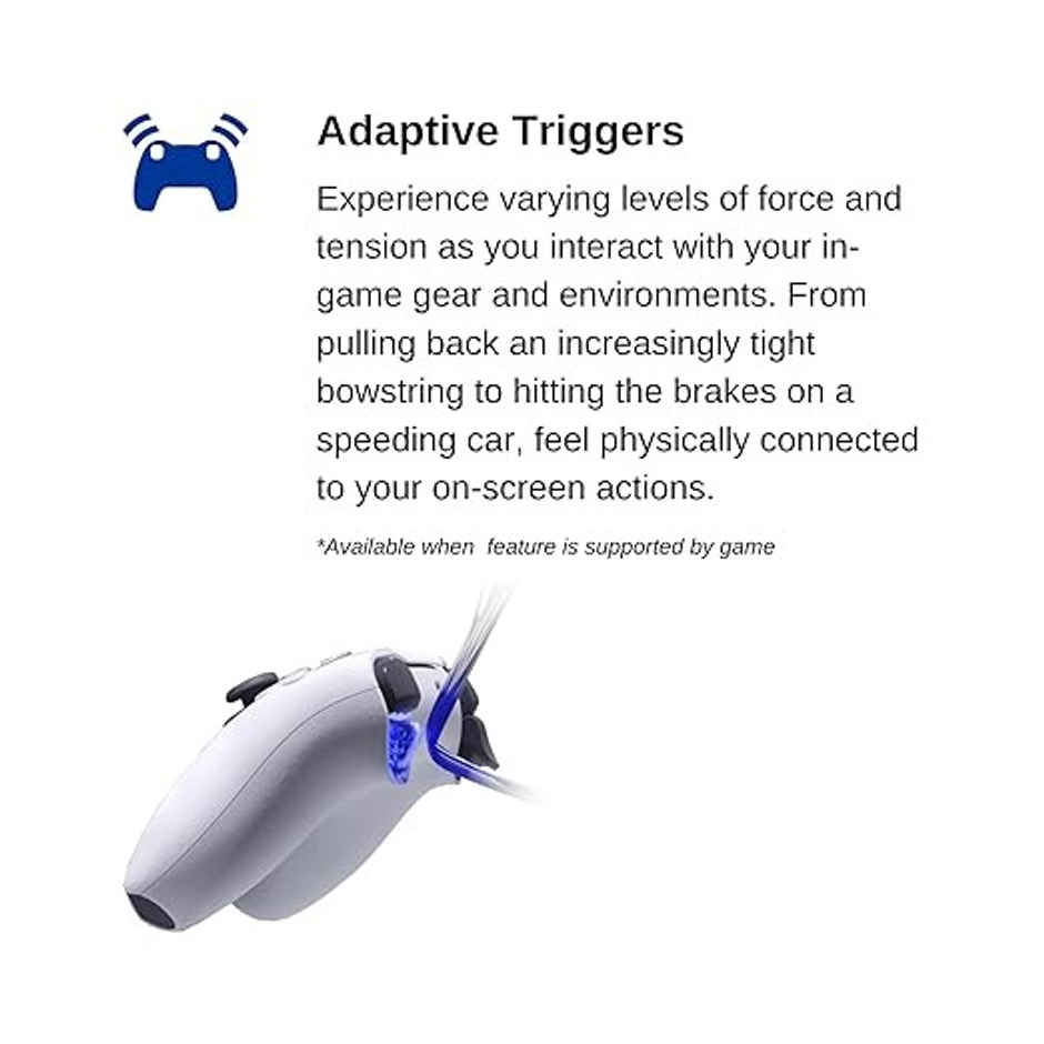 Playstation DUALSENSE PS5 Wireless Joystick Gamepad Motion Controller| Black | For PS5