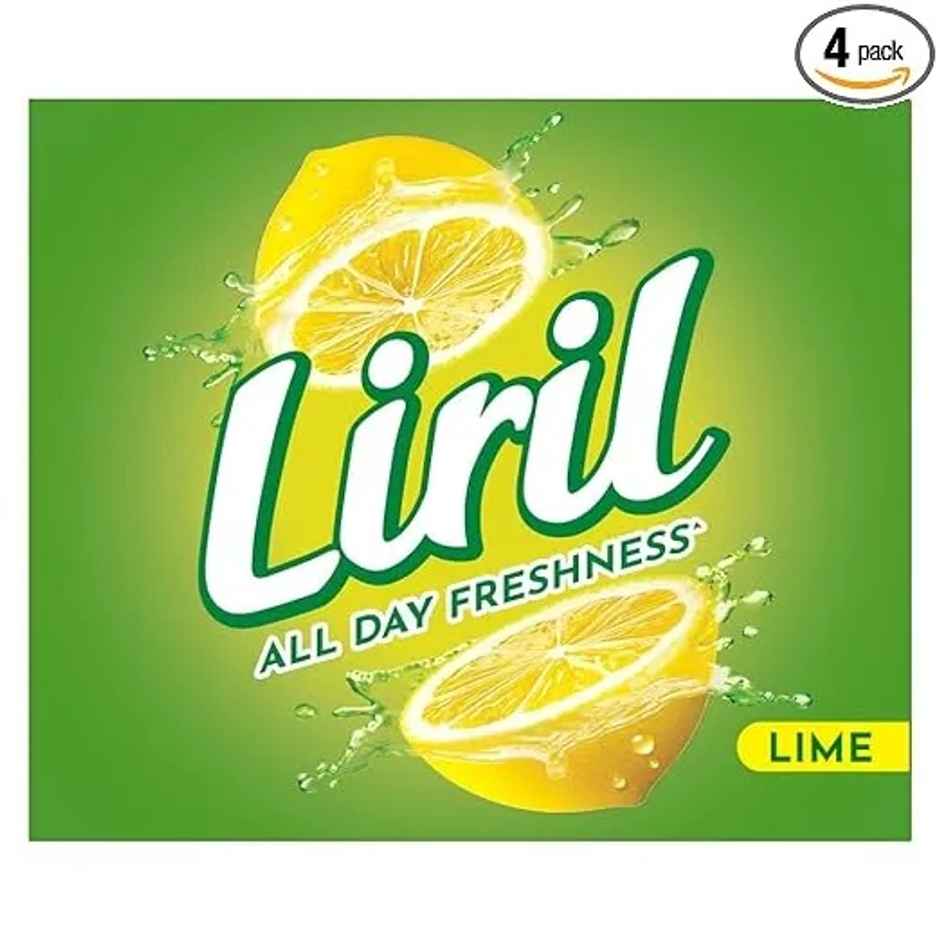 Liril Lime & Tea Tree Oil Soap (Pack Of 4)