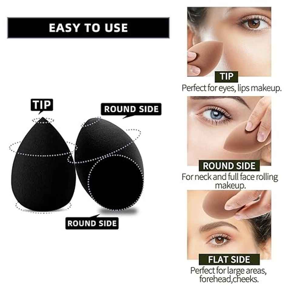Rhe Cosmetics Beauty Blender Makeup Sponge - Black
