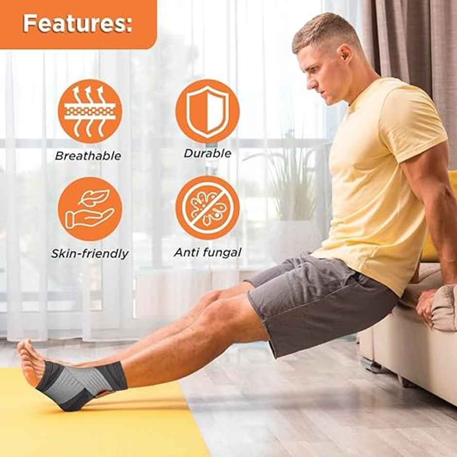 Vissco Ankler Moderate Support Grey M