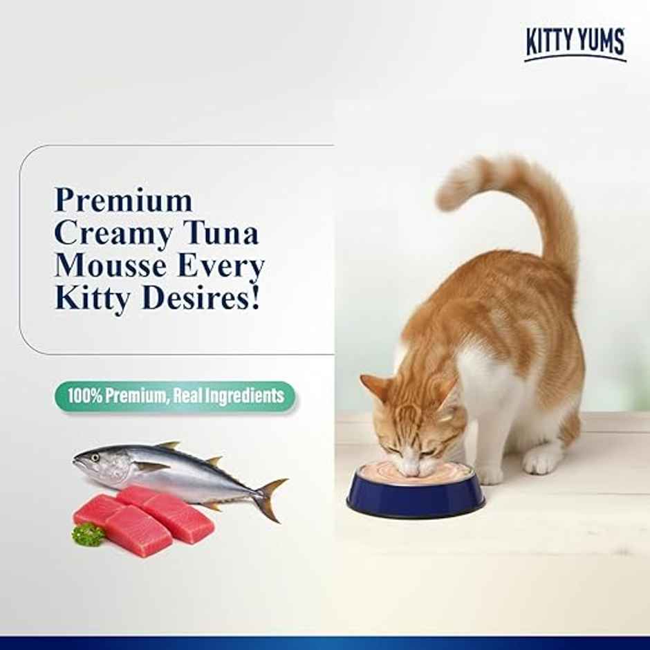 Kitty Yums Tuna Mousse Adult Cat Wet Food