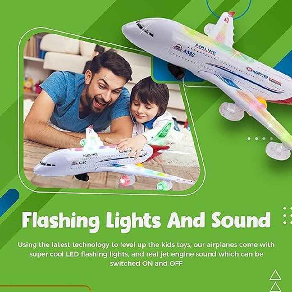 Toyshine A380 Airplane Toy for Kids | Fun & Educational for Boys & Girls Ages 3-12