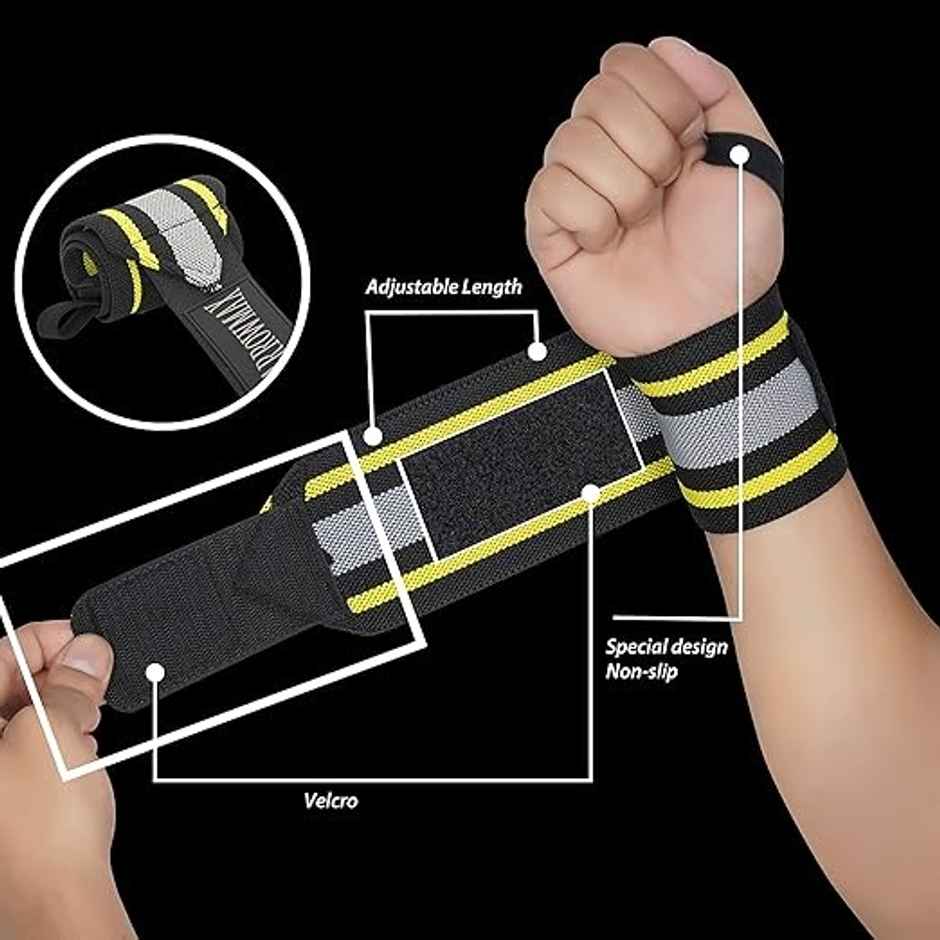 Arrowmax Gym Wrist Support With Thumb Loop Strap
