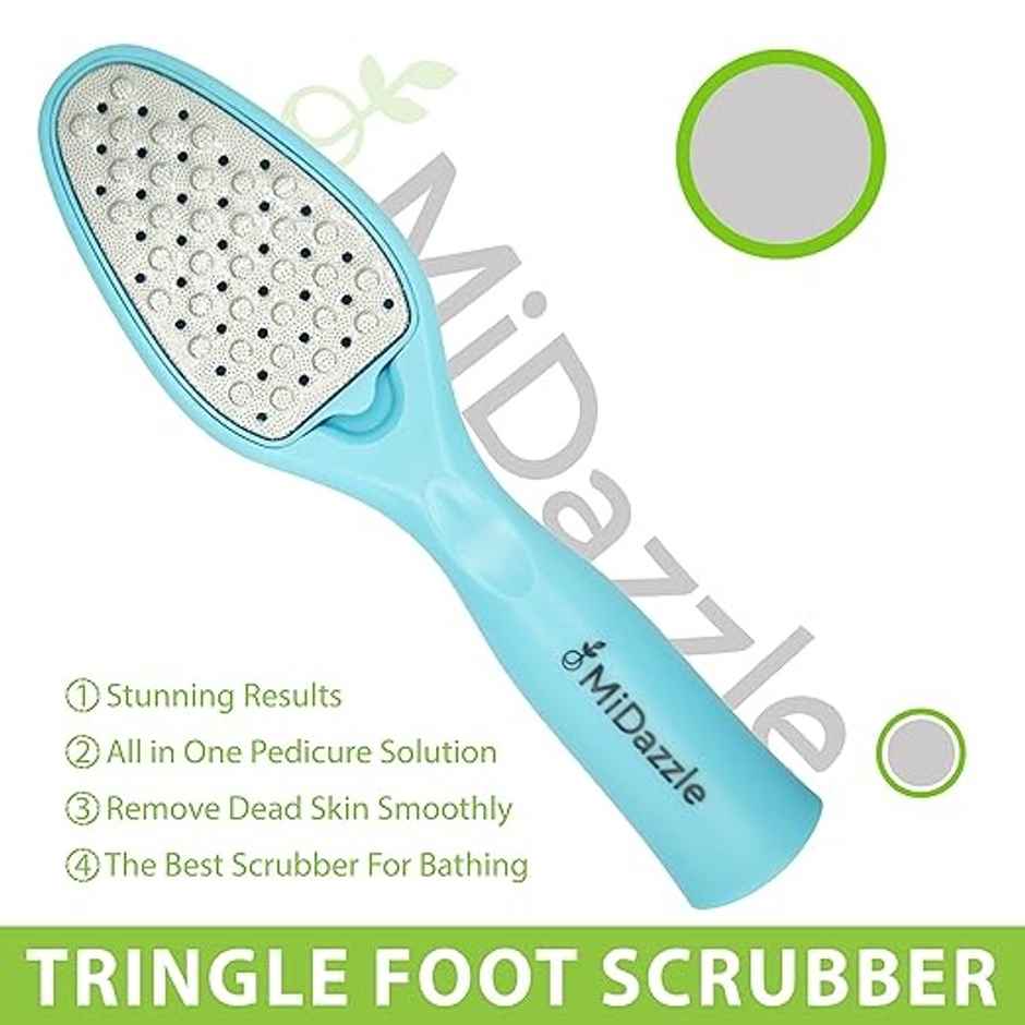 Midazzle Triangle Foot Filer/Scrubber, Callus Remover | Assorted | MIFF5204
