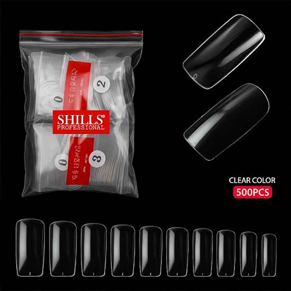 Shills Professional PKT Full Cover Tips | Clear