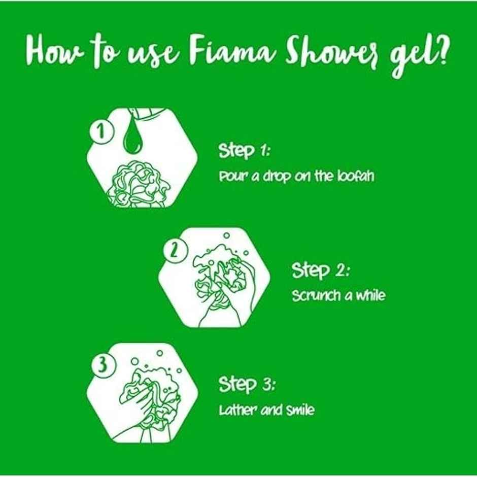 Fiama Happy Naturals Shower Gel, Yuzu & Bergamot With 97% Natural Origin Content Moisturized