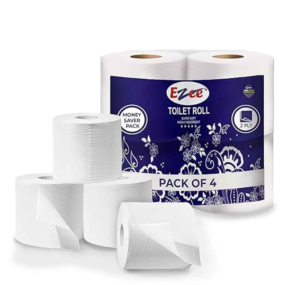 EZEE Toilet Paper Roll | 160 Pulls Each Roll - 2 Ply