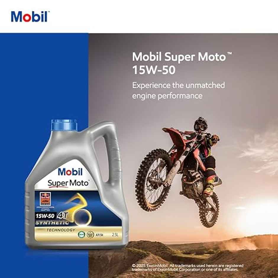 Mobil Super Moto Synthetic Technology 15W-50 | 2.5L