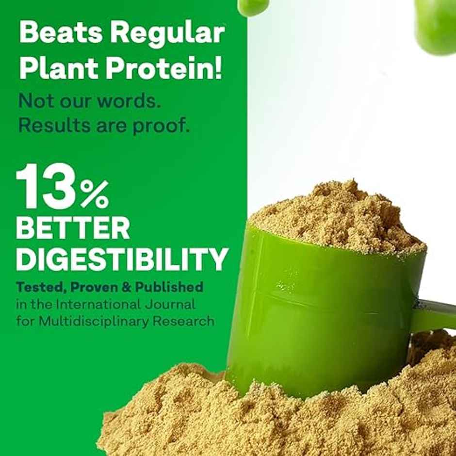 Oziva Bioactive Plant Protein Powder , 25g Protein | 5.5g Bcaa | Sugar Free - Malabar Vanilla