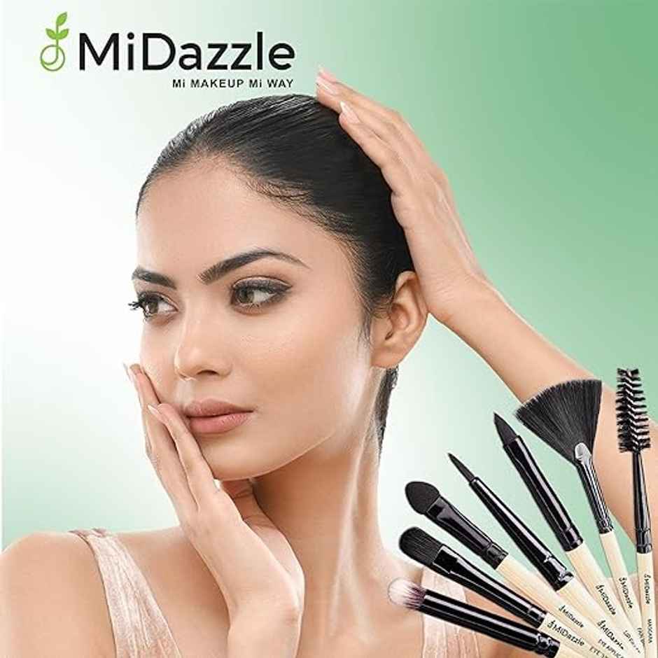 Midazzle Premium Wooden Powder Makeup Brush | MIMB1112