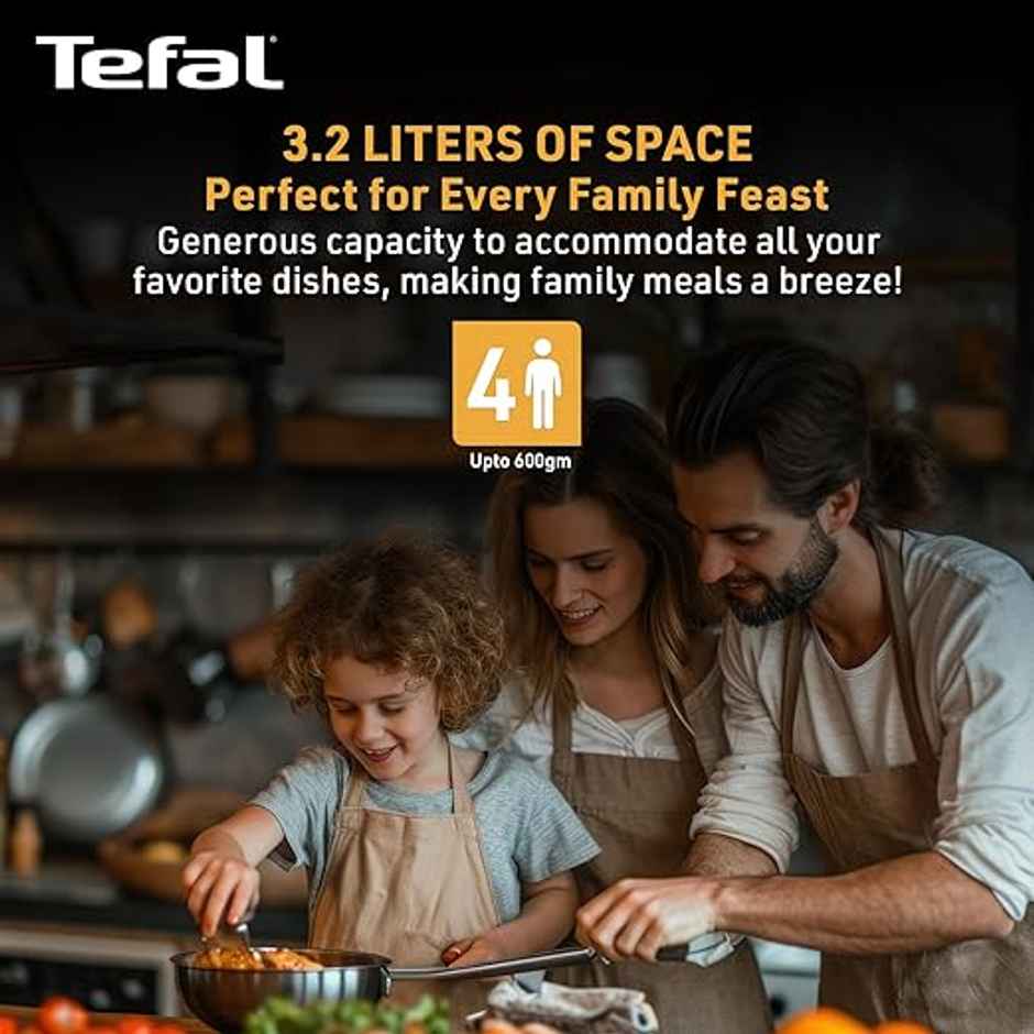Tefal Easy Fry Air Fryer/Powerful 1200W / Customisable Temperature Control From 80�C To 200�C