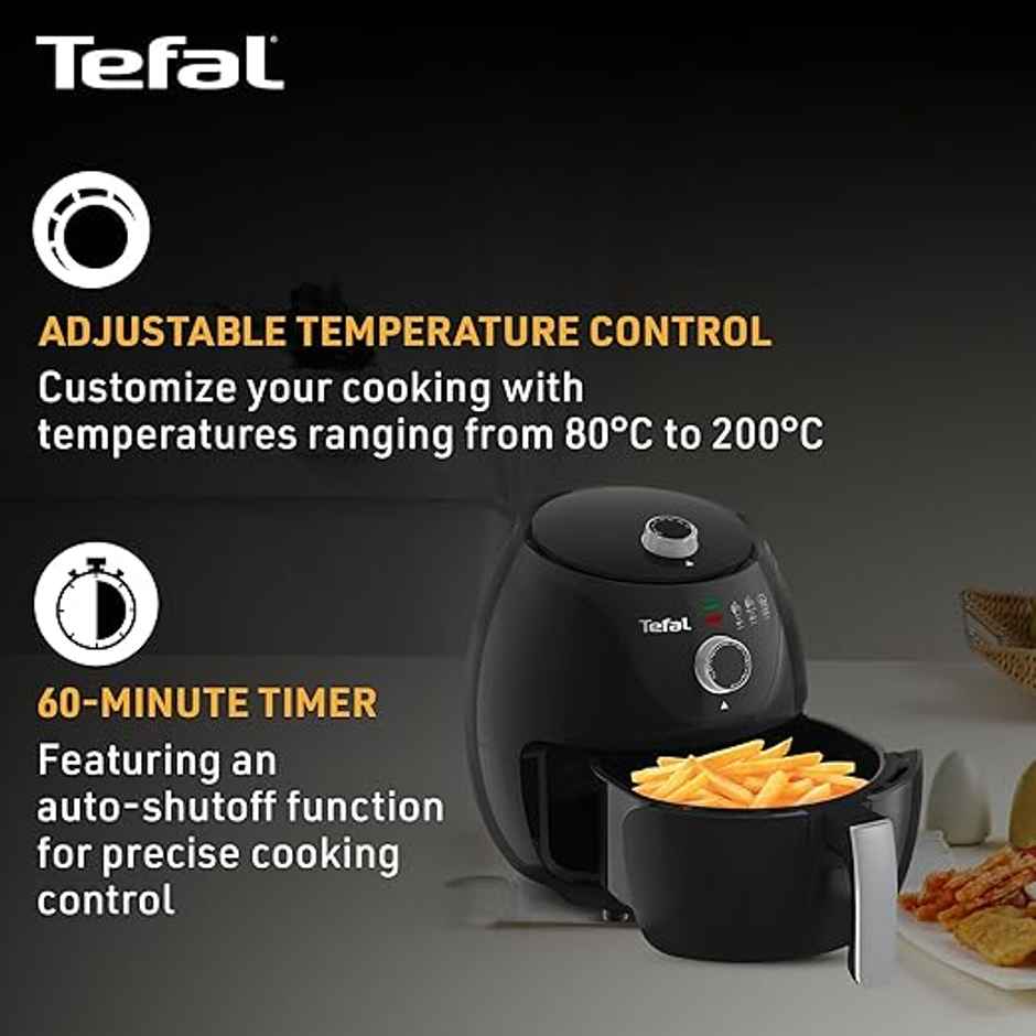 Tefal Easy Fry Air Fryer/Powerful 1200W / Customisable Temperature Control From 80�C To 200�C