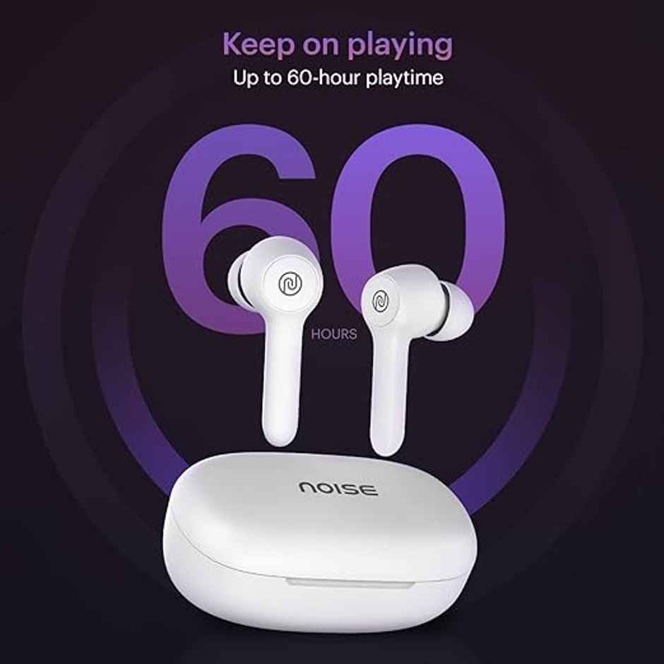 Noise Buds VS201 V3 Truly Wireless Bluetooth Earbuds - Ivory White