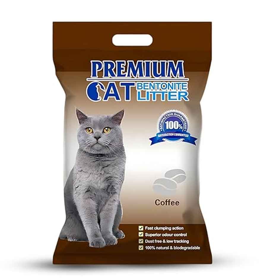 Pets Empire Natural Scoopable Bentonite Ball Cat litter Coffee Scent Combo