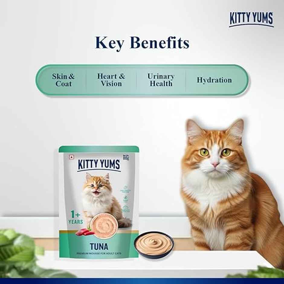 Kitty Yums Tuna Mousse Adult Cat Wet Food