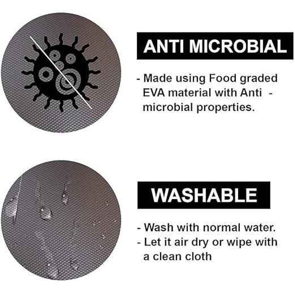 Daluci Multipurpose Eva Anti-Slip BathrooM | Kitchen and Drawer Mat Liner | 45 Cm x 1.5 M | Grey