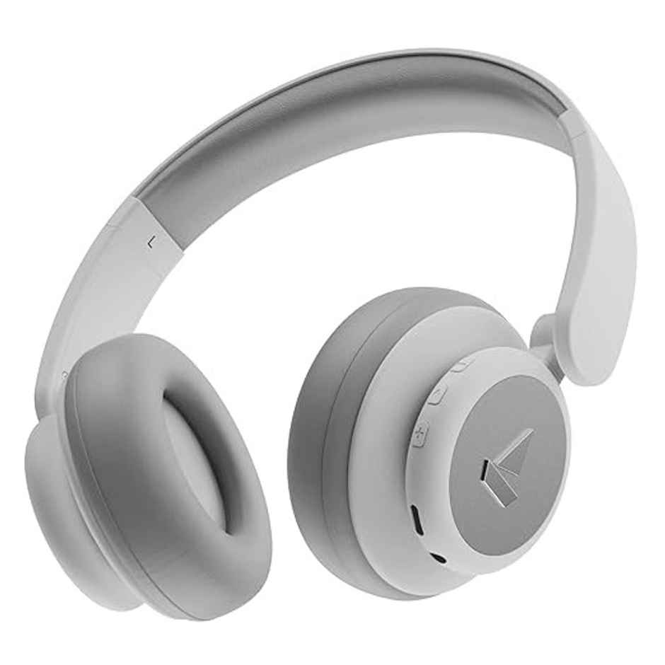 boAt Rockerz 450Pro Bluetooth Wireless On Ear Headphones Mic with 70 Hours Battery-White Purity