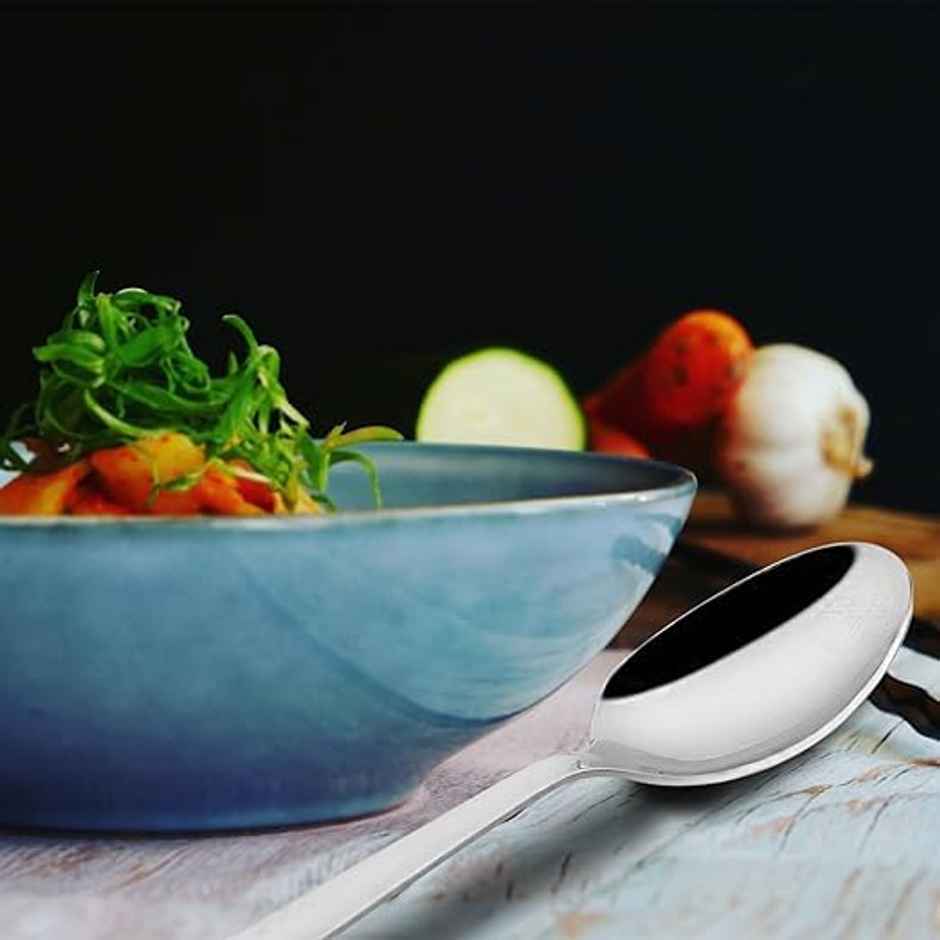 Jensons Stainless Steel Dinner Spoon Set | Food Grade Dining Spoons | Mirror Finish Cutlery