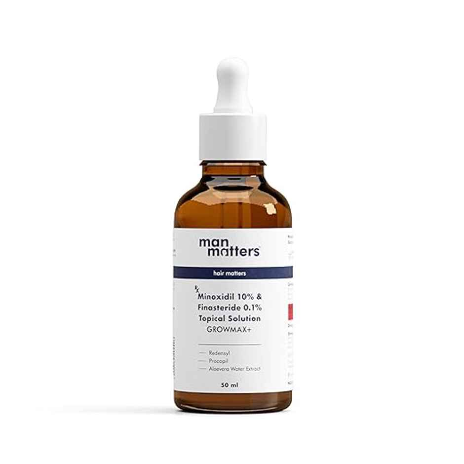 Man Matters GrowMax+ 10% Minoxidil Topical Solution | for stage 4 hairfall