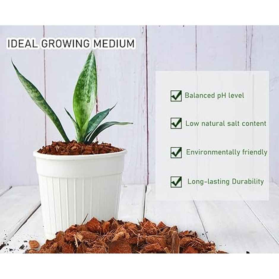 Gardens Coir Coconut Husk Chips for Hydroponic Plants - Home Gardening