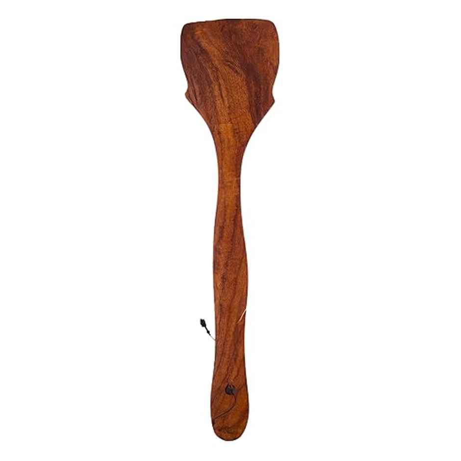 Petals Wooden Spatula - Dosa Palta/Taveta/Turner/Khurpi, 28cm Length