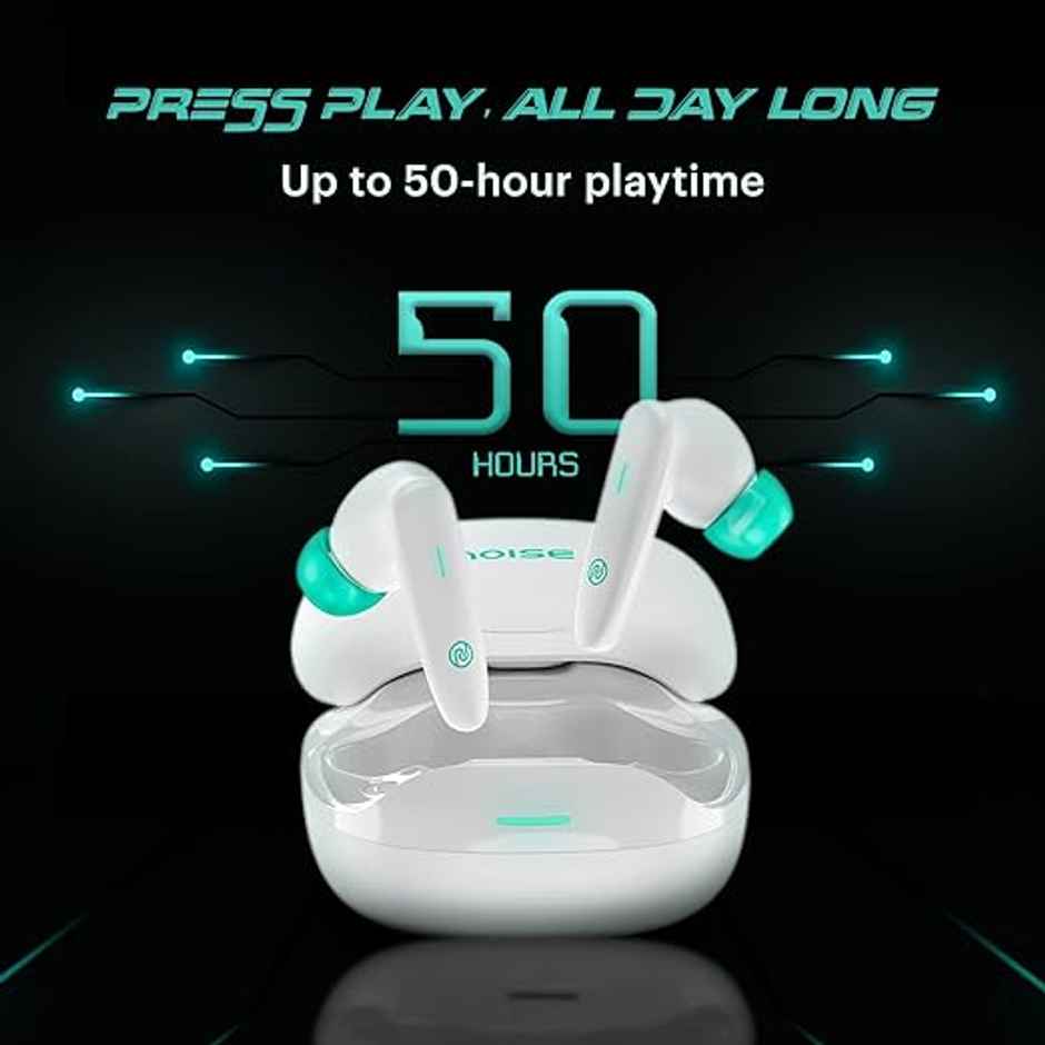 Noise Buds VS402 Bluetooth Headset (Neon White)