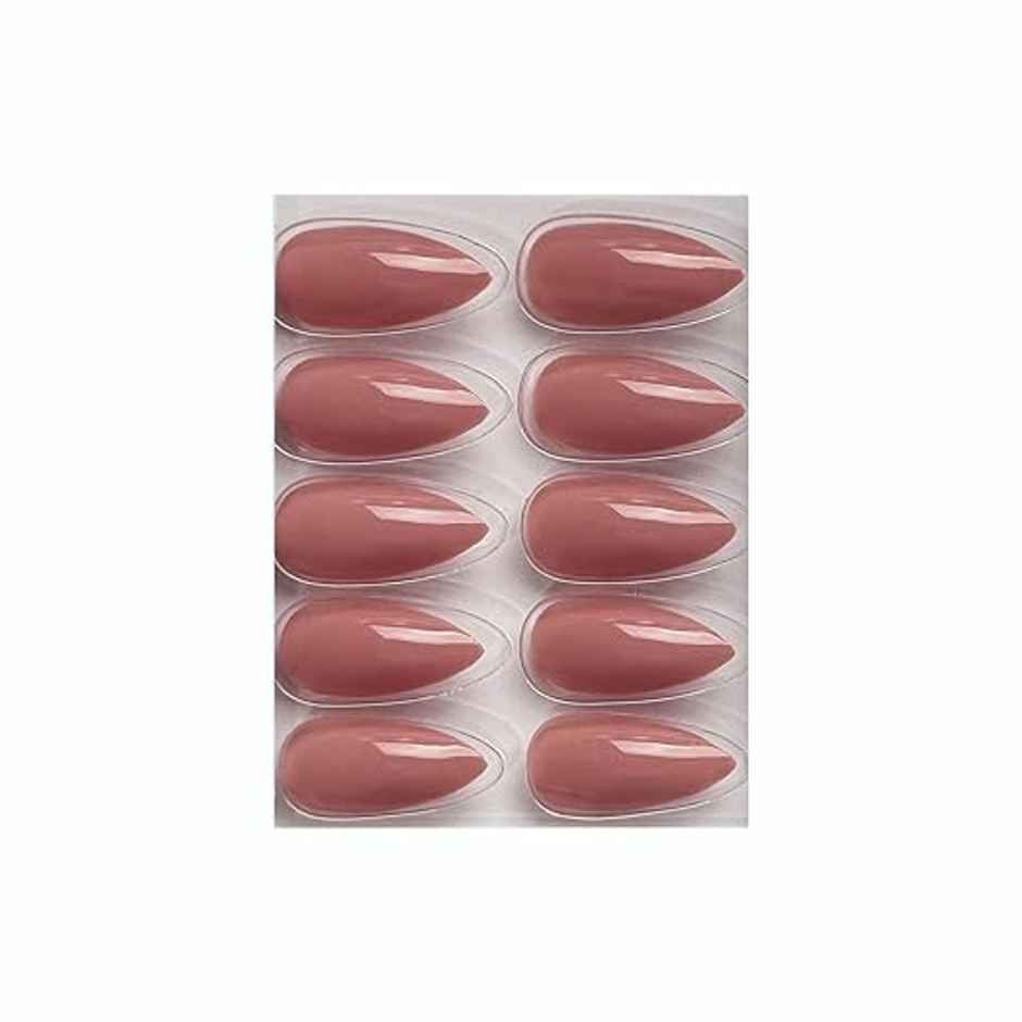 Shills Professional Reusable Almond Press On Nails | Nude | SPN-626