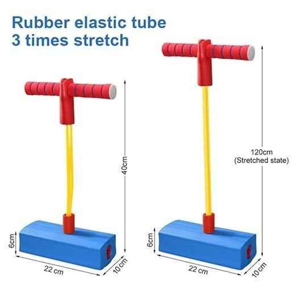 Fablue Foam Pogo Jumper for Boys and Girls - Fun Bouncing Stick Play Toy for Kids | Color May Vary