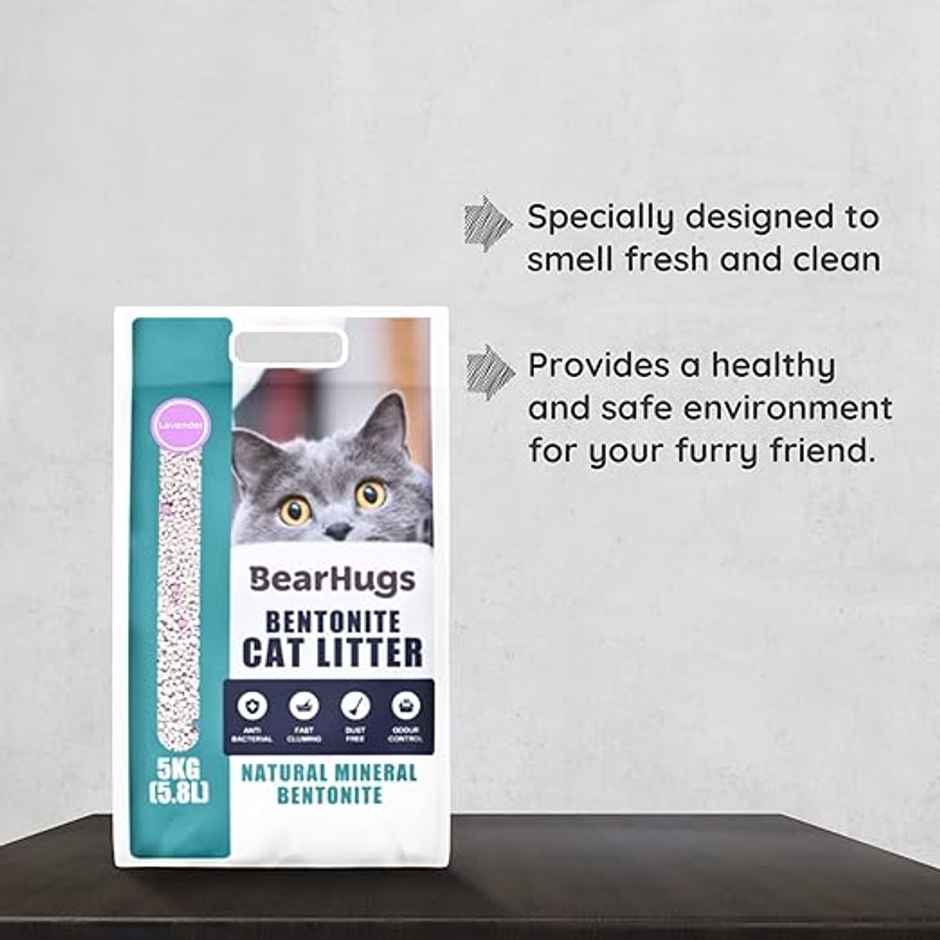 BearHugs Bentonite Cat Litter - Unscented